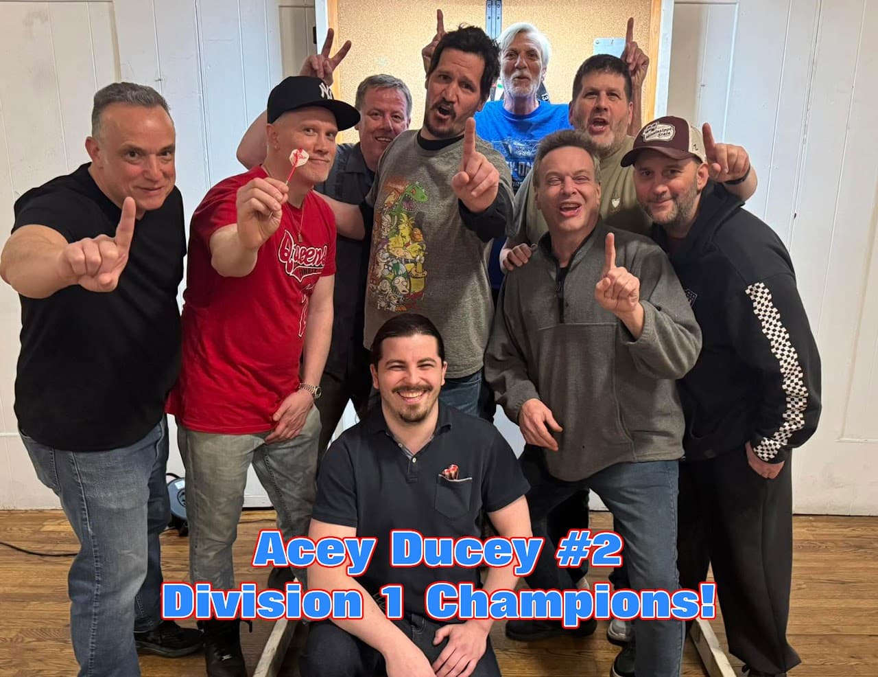 Acey Ducey #2, Division 1 champions